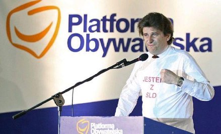 Początek kariery Janusza Palikota jako politycznego zagończyka to m.in. występ na konwencji programo