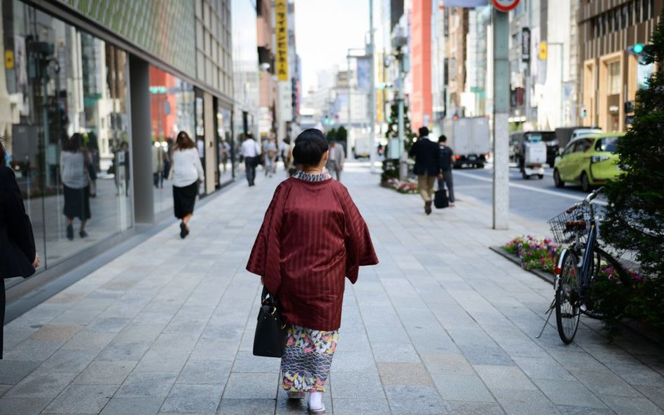 Dzielnica Ginza w Tokio