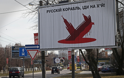 Jak Ukraina walczy z Rosją plakatami