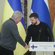 Styczniowa wizyta prezydenta Finlandii Sauli Niinistö (z lewej) w Kijowie