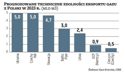 Dziś Polska ma techniczne możliwości eksportu istotnych ilości błękitnego paliwa jedynie do Niemiec,