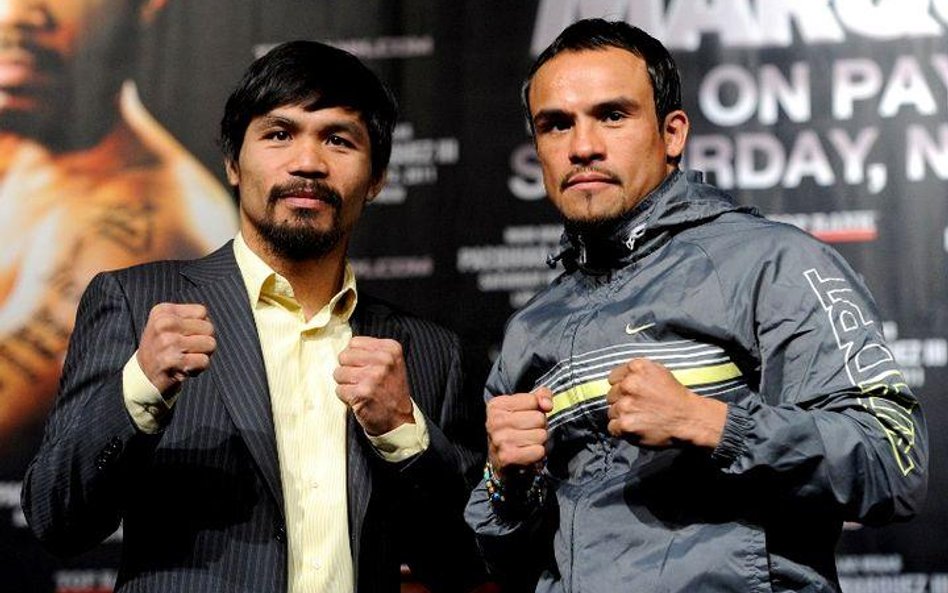 Juan Manuel Marquez (z prawej) i Manny Pacquiao