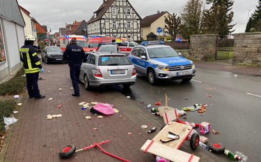 Samochód wjechał w tłum w Niemczech. Co najmniej kilkunastu rannych