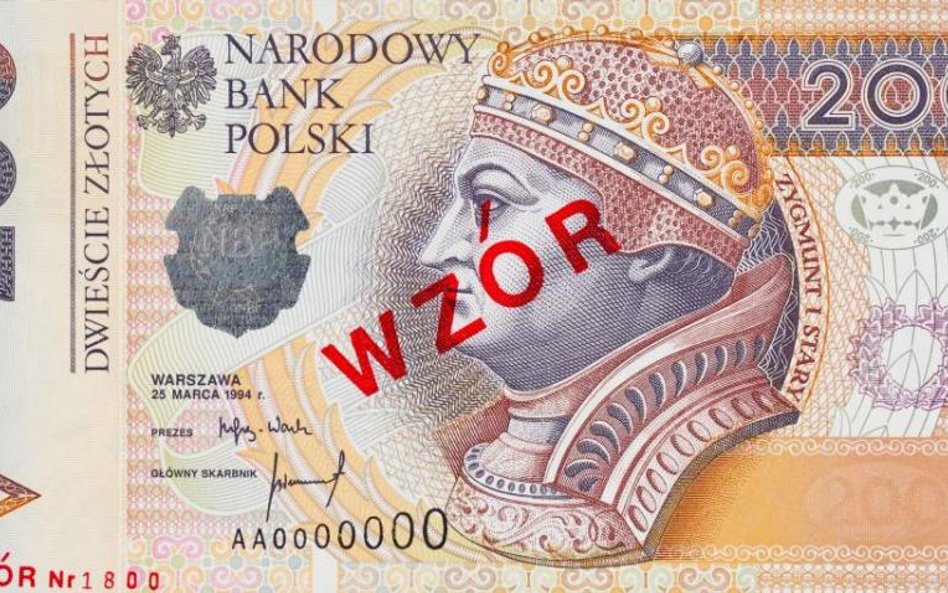 Banknot 200 zł lepiej zabezpieczony