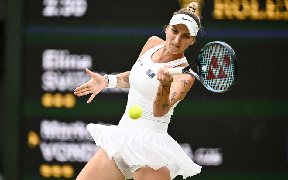 Marketa Vondrousova pierwszy raz w karierze awansowała do finału Wimbledonu