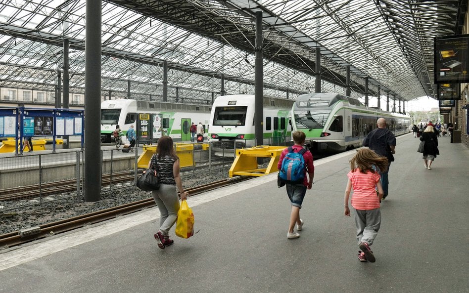 Dworzec główny w Helsinkach