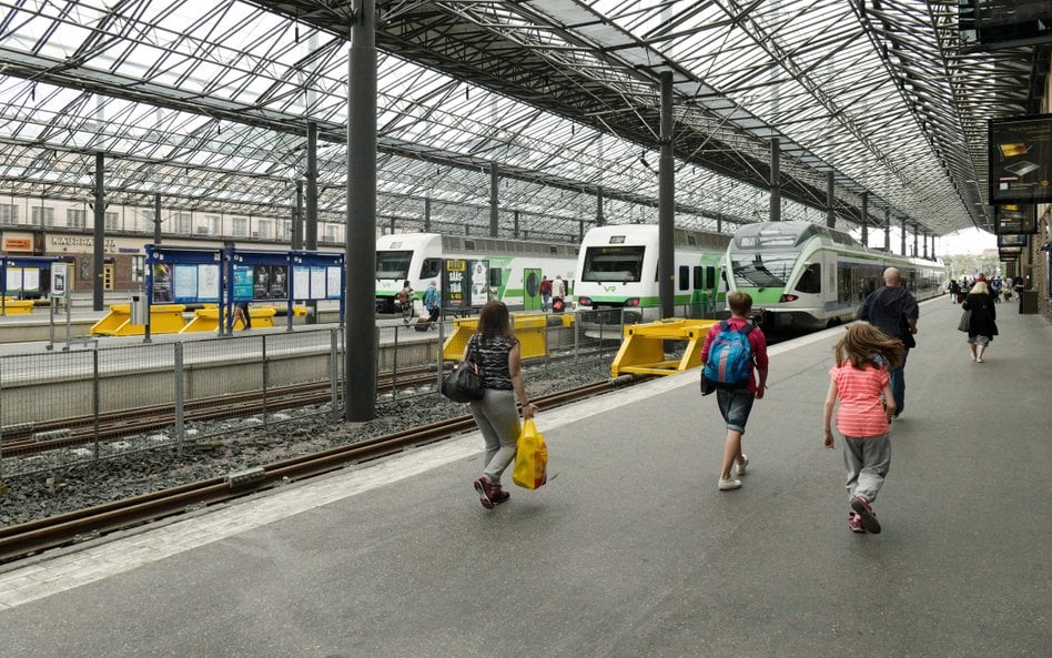 Dworzec główny w Helsinkach