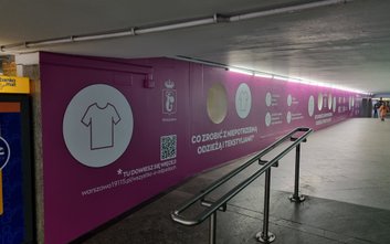 Kampanię będzie można zobaczyć przez cały miesiąc m.in. w przejściu podziemnym pod Rotundą