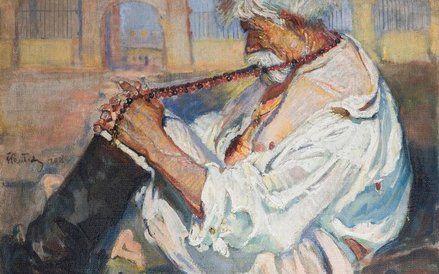 Fryderyk Pautsch (1887 – 1950), Żebrak pod soborem Św. Jana we Lwowie