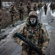 Ukraińscy żołnierze wracają z linii frontu w Doniecku (4 lutego)