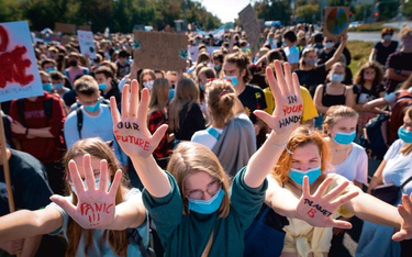 Protest Młodzieżowego Strajku Klimatycznego 5 listopada był pierwszą od wiosny inicjatywą ruchu