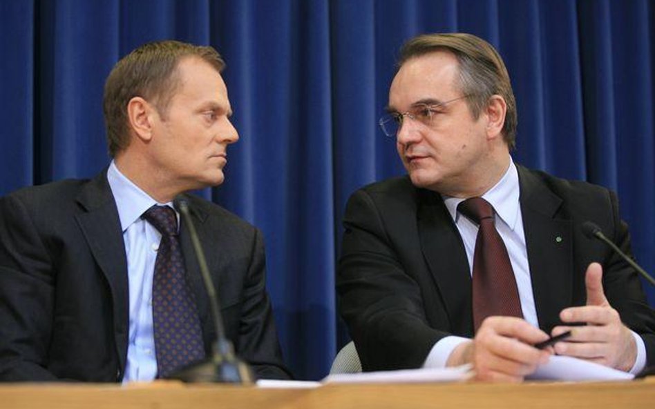 Premier Donald Tusk i wicepremier Waldemar Pawlak