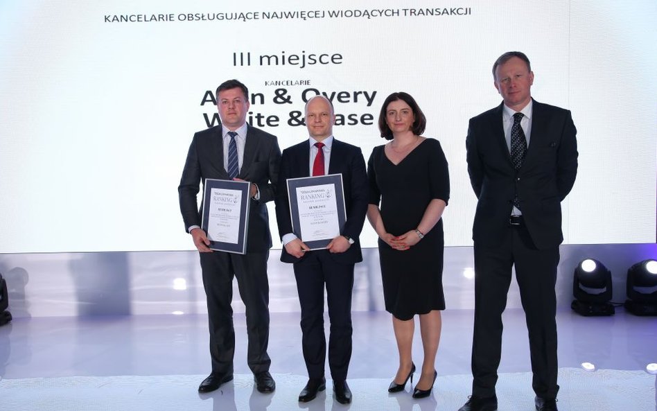 Kancelaria White & Case oraz kancelaria Allen & Overy - III miejsce w kategorii kancelarii prawniczy