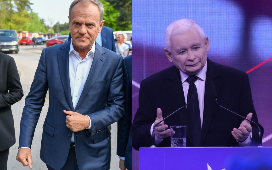 Donald Tusk i Jarosław Kaczyński