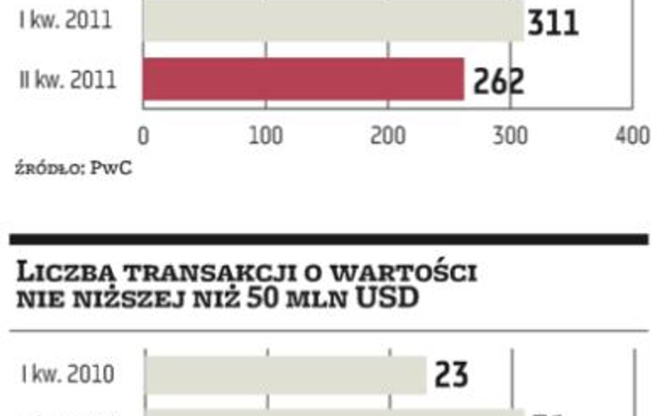 Czy fuzje i przejęcia powtórzą wynik z ubiegłego roku?