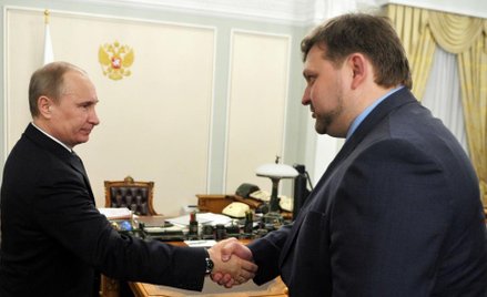 Nikita Belykh podczas spotkania z Wladimirem Putinem