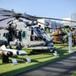 Śmigłowiec Caracal na stoisku Airbusa na Międzynarodowym Salonie Przemysłu Obronnego 2015