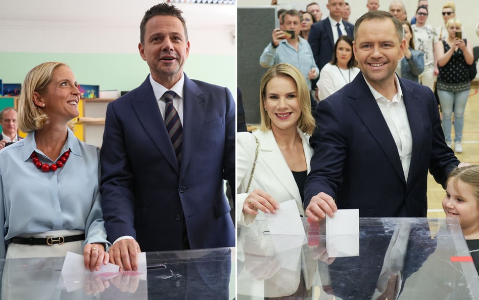 Rafał Trzaskowski i Karol Nawrocki