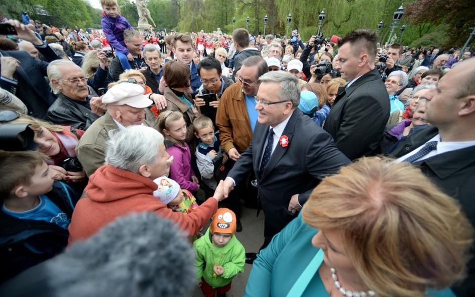 Bronisław Komorowski chciałby zwyciężyć w I turze