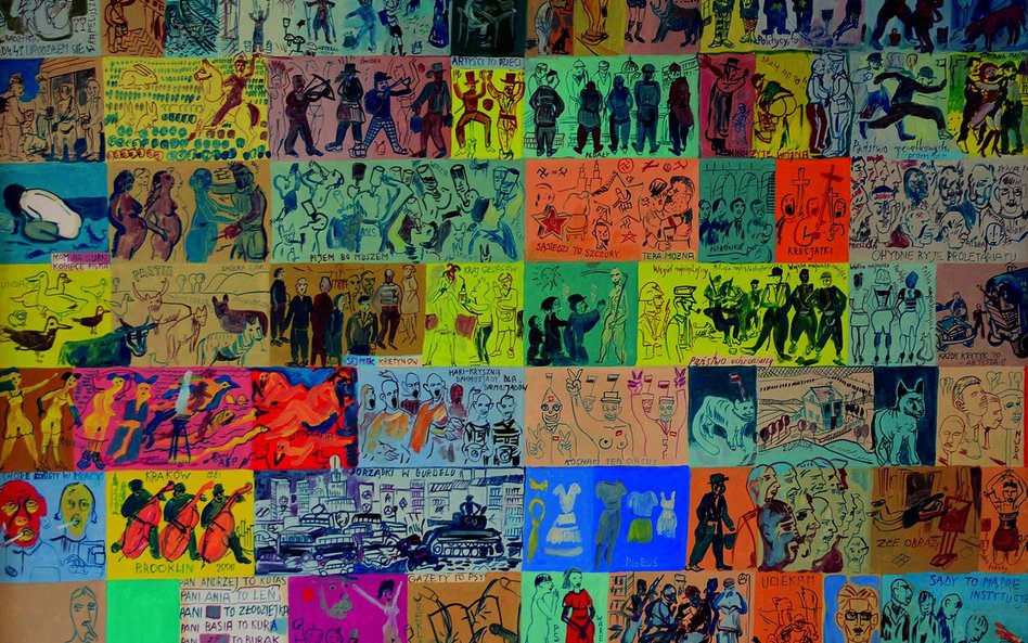 Edward Dwurnik „Moje Grzechy” 1999 Kolekcja prywatna