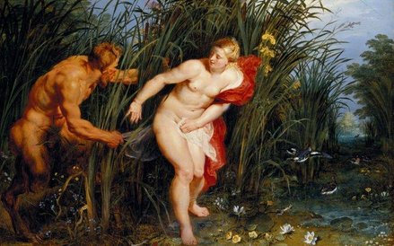 Peter Paul Rubens Pan and Syrinx, 1617. Museumslandschaft Hessen Kassel, Gemaeldegalerie Alte Meiste