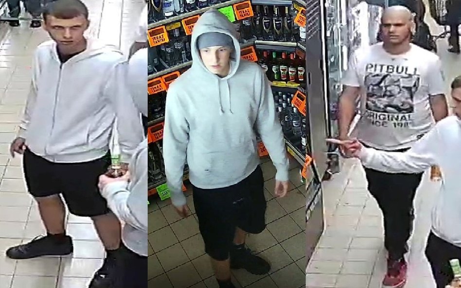 Każdy, kto posiada jakiekolwiek informacje na temat mężczyzn ze zdjęcia, jest proszony o kontakt z p