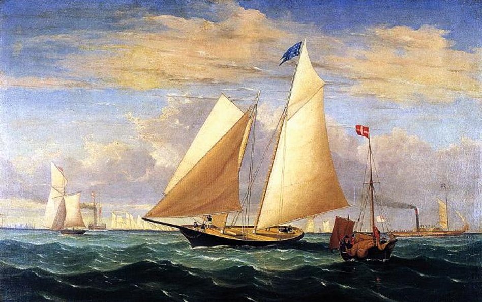 Regaty w pobliżu zamku w Cowes, mal. Joseph Mallord William Turner, 1828 r.