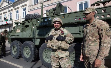 Amerykańscy żołnierze na Pikniku NATO w Piotrkowie Trybunalskim