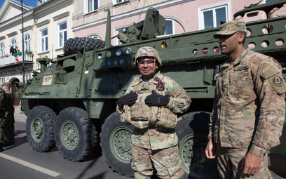 Amerykańscy żołnierze na Pikniku NATO w Piotrkowie Trybunalskim