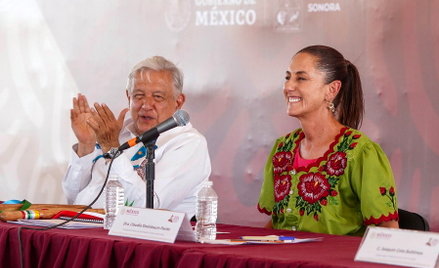 Andres Manuel Lopez Obrador i Claudia Sheinbaum