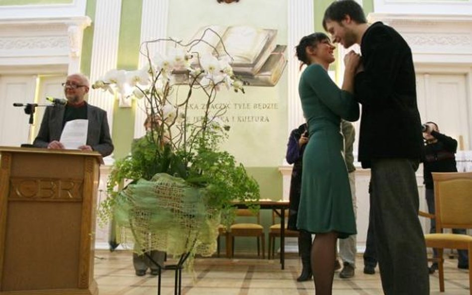 Pierwszy w Polsce ślub humanistyczny zawarto w 2007 r. (na zdjęciu)