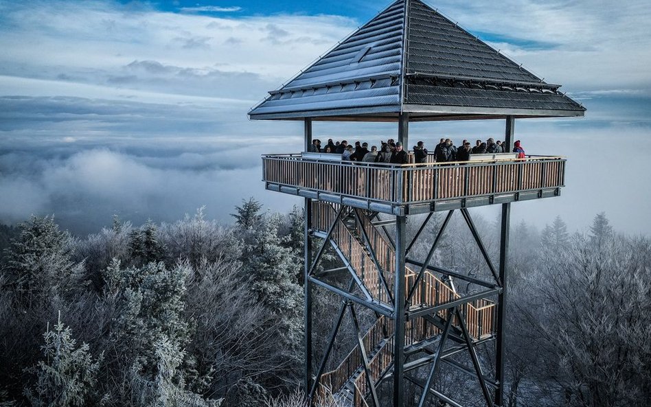 Nowa atrakcja turystyczna w Beskidzie Wyspowym. Z widokiem na Gorce i Tatry