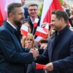 Wicepremier, minister obrony narodowej Władysław Kosiniak-Kamysz oraz kandydat KO w wyborach prezyde