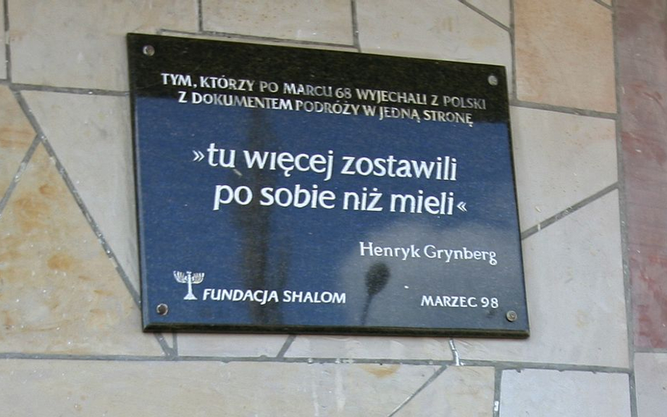 Apelują o bojkot ochodów Marca'68 organizowanych przez Towarzystwo Społeczno-Kulturalne Żydów