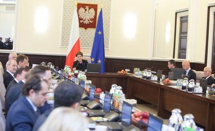 Posiedzenie rządu Beaty Szydło