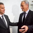 Minister infrastruktury Cezary Grabarczyk (z lewej) i niemiecki minister transportu Peter Ramsauer s