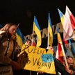 Manifestacja pod hasłem "Solidarnie z Ukrainą" na Placu Solidarności w Gdańsku