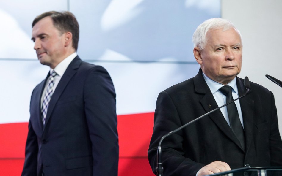 Zbigniew Ziobro i Jarosław Kaczyński