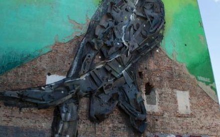 Murale, które powstały z inspiracji i z pomocą fundacji Urban Forms: Bondolo II przy ulicy Kilińskie