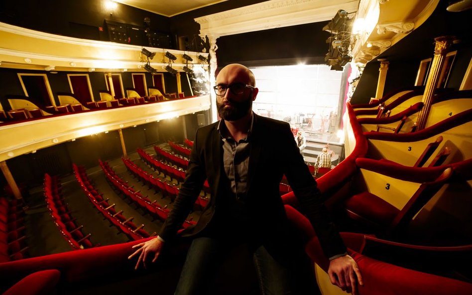 Michał Kotański, dyrektor Teatru im. Żeromskiego w Kielcach.