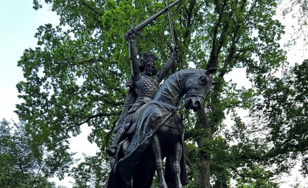 Pomnik króla Władysława Jagiełły w Central Parku, zaprojektowany przez Stanisława K. Ostrowskiego