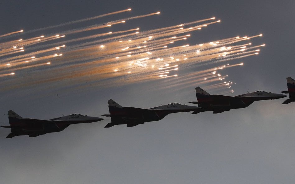 Rosyjskie myśliwce MiG-29 na pokazach lotniczych