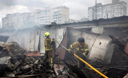 Rosjanie od wielu dni nękają Kijów regularnymi atakami dronów