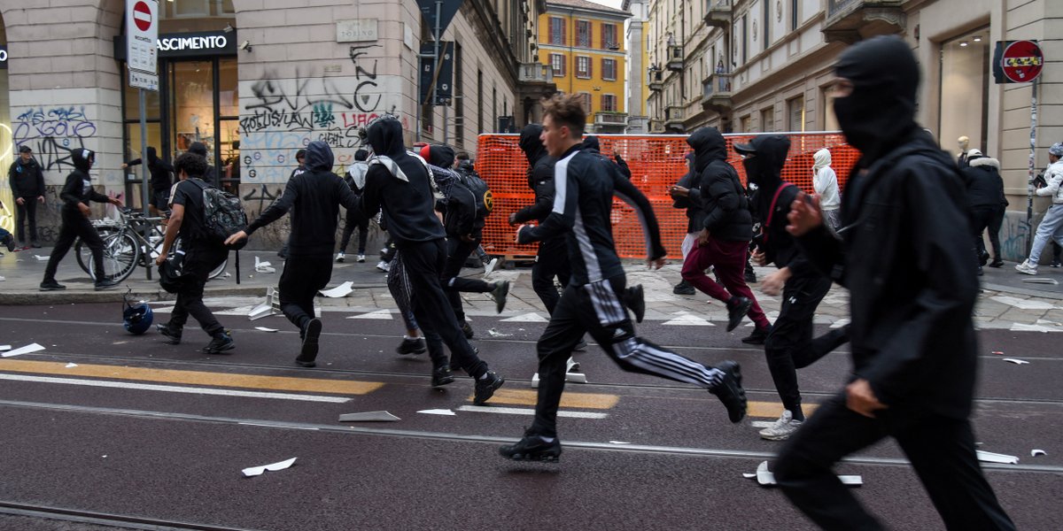 Second day of riots in Milan: over 200 detained, Meloni convenes meeting