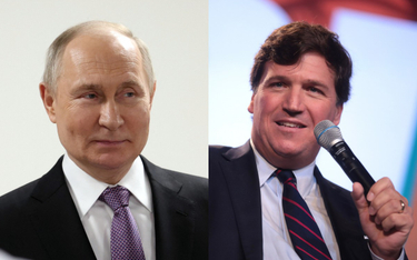 Władimir Putin i Tucker Carlson