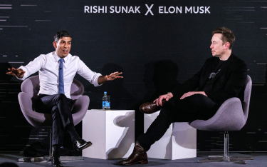 Elon Musk, twórca SPaceX, i brytyjski premier Rishi Sunak rozmawiali o egzystencjalnym zagrożeniu ze