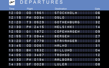 Będą strajki na lotniskach, loty do Norwegii zagrożone