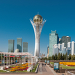 Wieża Bajterek w Astanie to jedna z atrakcji turystycznych stolicy Kazachstanu.