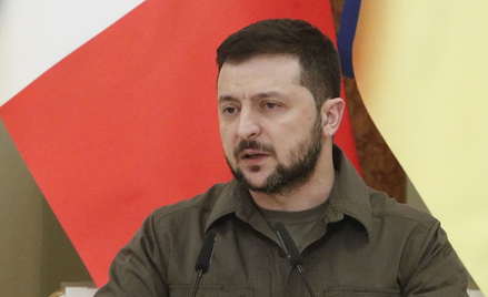 Prezydent Ukrainy Wołodymyr Zełenski