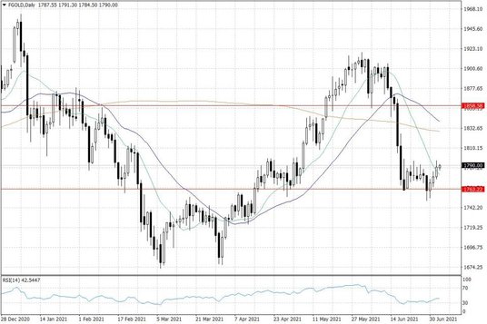 Notowania złota – dane dzienne